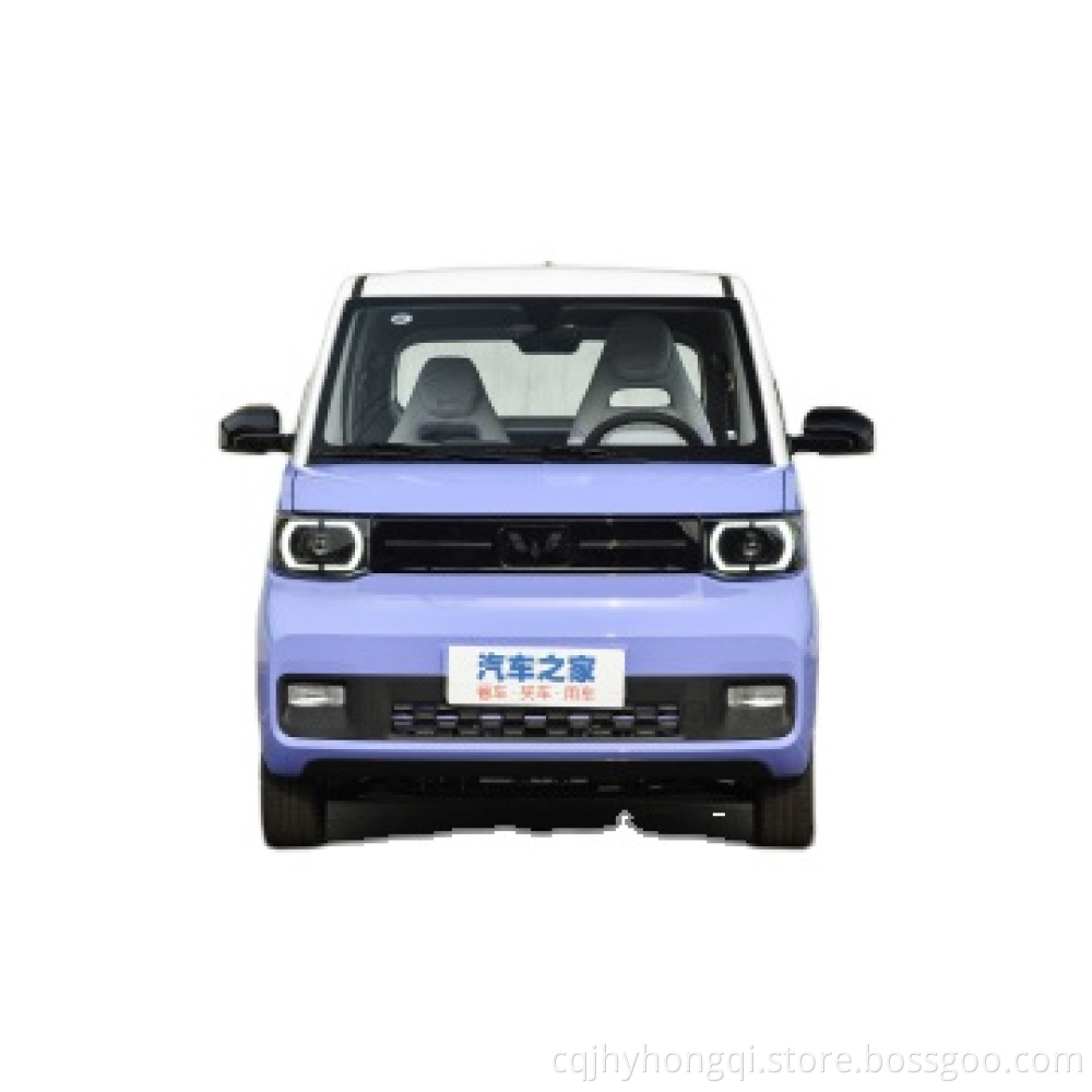 Luxury 4 Wheels 5 Seats Mini Made Solar Electric Car In China Wuling Hongguang MINIEV